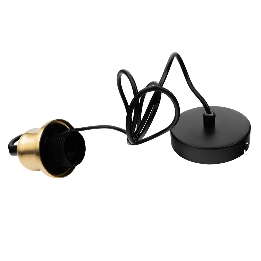 Светильник подвесной PL-575-1 C02 1 лампа 10 м² цвет черный CAMELION STLM-2174295 - Вид №3