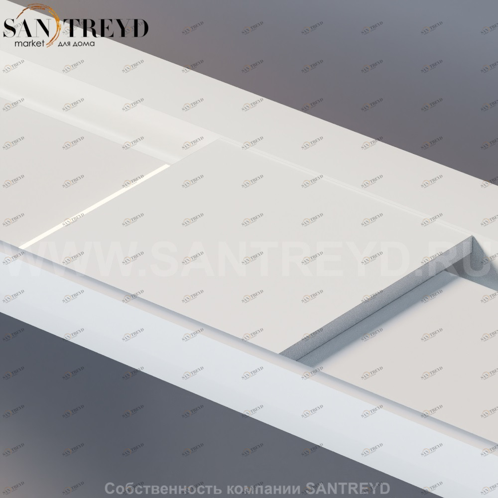 EVOLUZIONE Полка на столешницу белая ACOM4047CZ Agape