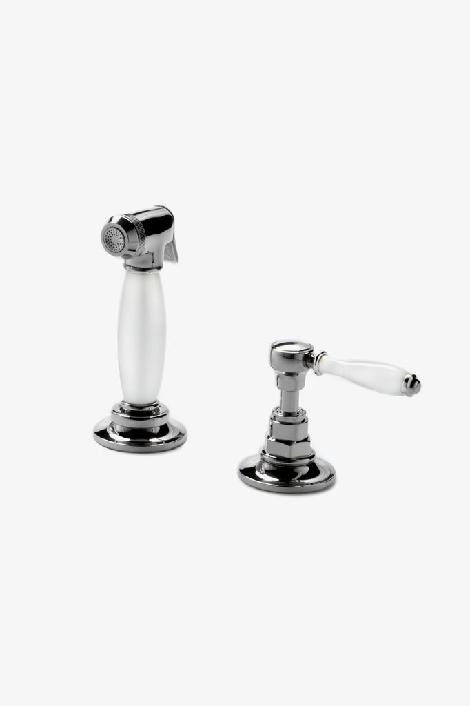 EAKM18 Easton Vintage Spray, ручка рычага из белого фарфора Waterworks 