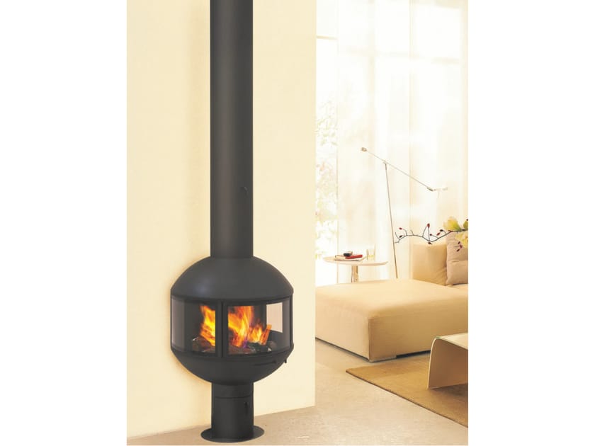 Настенный камин с панорамным стеклом Focus creation Agorafocus ARCH-00032447