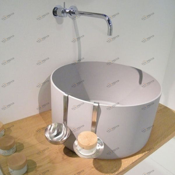 45532 Накладная раковина на столешницу  овальная Rapsel 