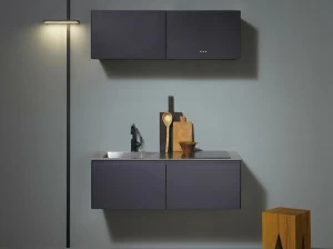 sanwacompany Линейная подвесная мини-кухня без ручек