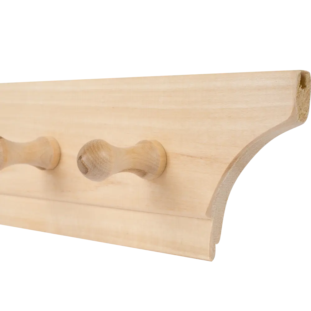Santreyd Настенная вешалка из натуральной липы с 5 крючками 14603304 Без серии STLM-0980080 - Вид №1