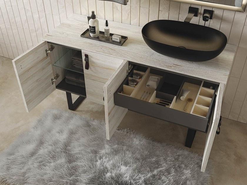 LEGNOBAGNO Тумба под умывальник одноэтажная с дверцами Life sun-id-1344954 - Вид №3