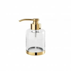 FS06P-630 FS06P-630 Дозатор мыла, малый размер ГЛАДКИЙ КРИСТАЛЛИЧЕСКИЙ Cristal & Bronze CRISTALLIN LISSE