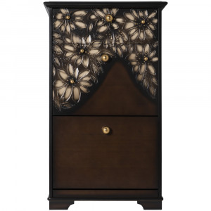 11620 Тумба для обуви Терра-3 (с 3-мя ящиками) Каштан Амбер BOGACHO