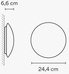 Vibia Настенный светильник из дутого стекла Puck sun-id-1468482 - Вид №3