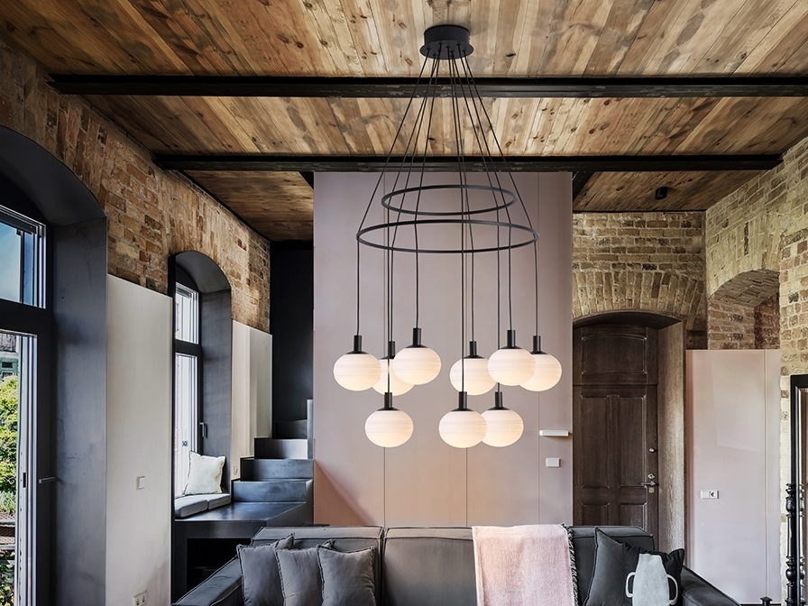 098306 Подвесной светильник 9L Ø71 DIM Schuller Global - Вид №1