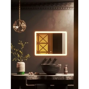 Зеркало для ванной Omega Glass Тип 3 SD613 с подсветкой 50x60 см прямоугольное