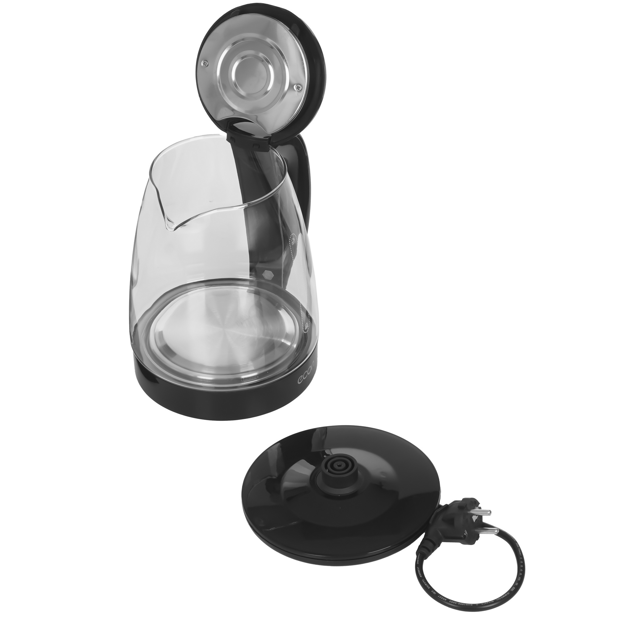 8159674 Электрочайник ECON ECO-1845KE черный STDN-0126990 - Вид №4