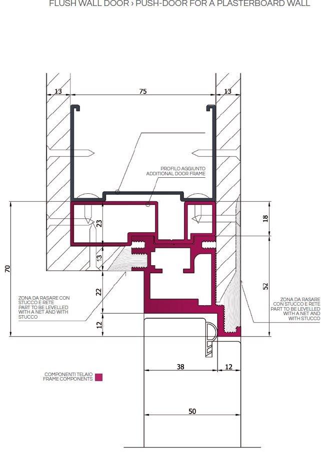 PLAN® Поворотная дверь заподлицо со стеной sun-id-1505984 - Вид №5