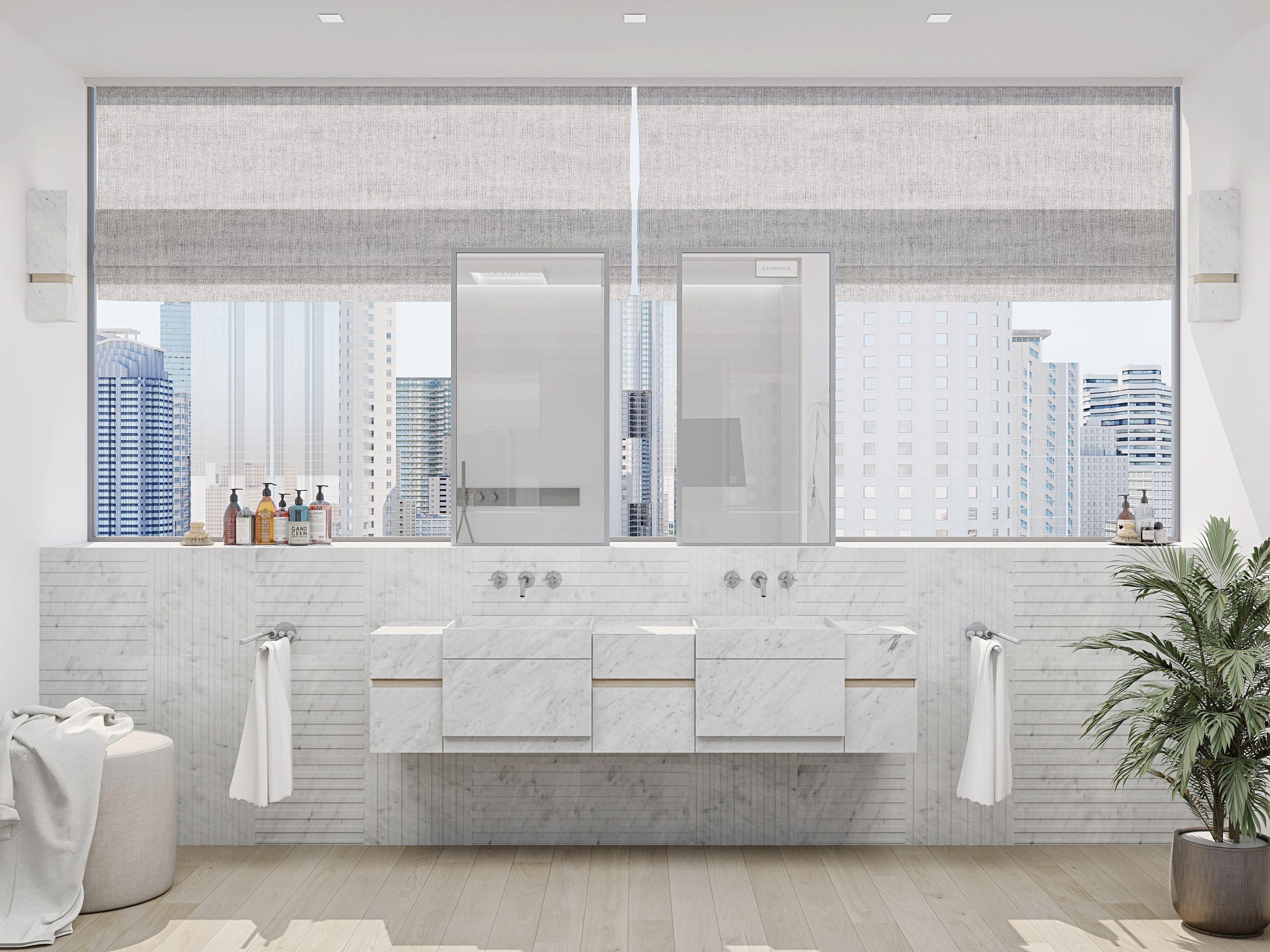 Подвесной умывальник из натурального камня Davani Parallel ARCH-00073870 - Вид №2