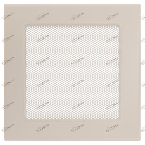 Вентиляционная решетка Kratki 17х17 (кремовая) 4139