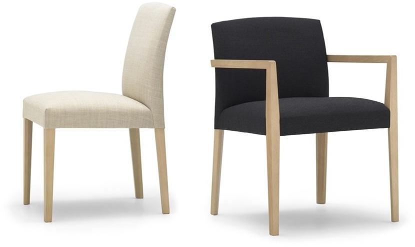 Andreu World Стул из мягкой ткани Cloé Si7016 CLOE - Вид №2