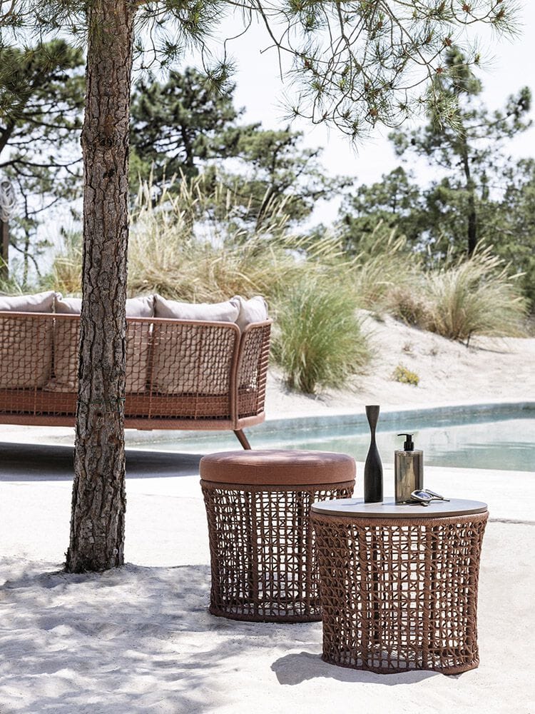 Круглый алюминиевый журнальный столик с порошковым покрытием Varaschin Эмма ARCH-00150622 - Вид №11