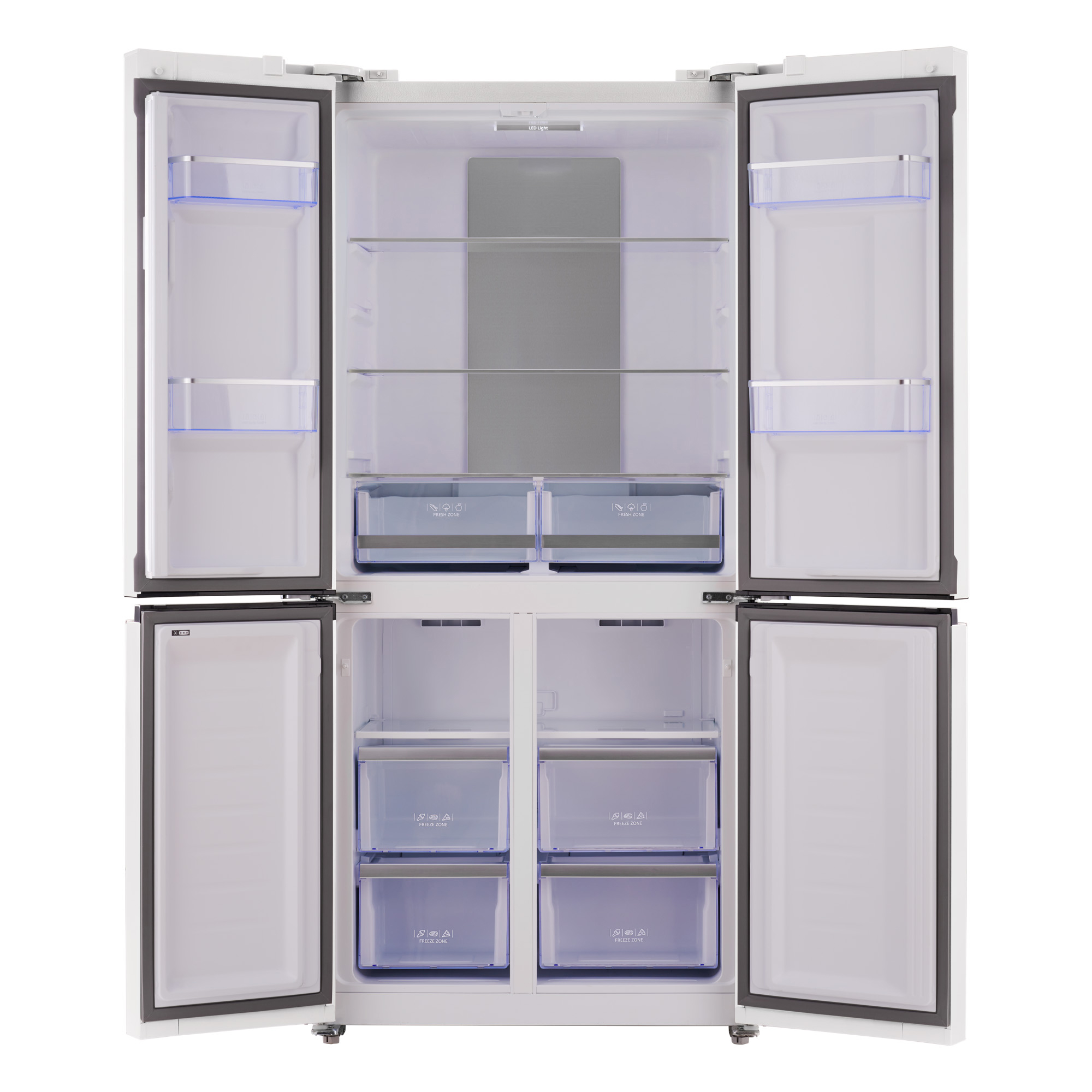 9057390 Холодильник многодверный   Tesler RCD-482I (2024) белый STDN-0059781 - Вид №1