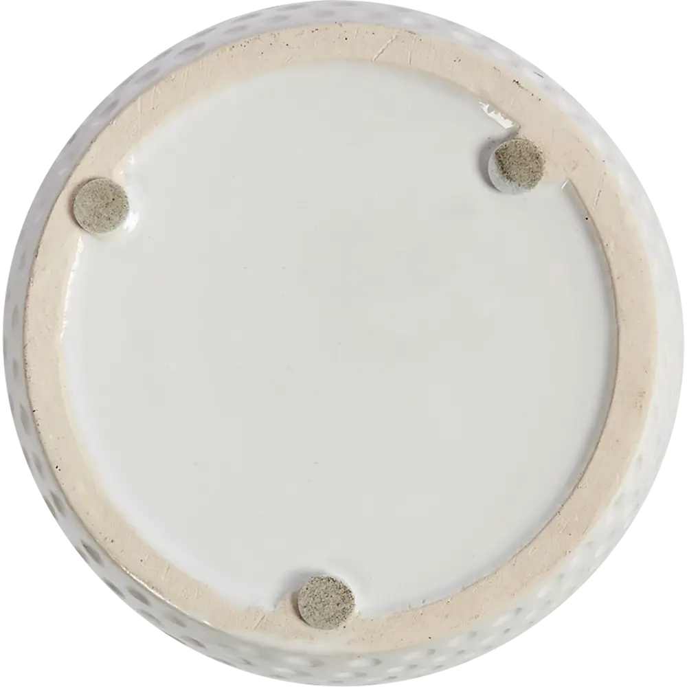 Кашпо для цветов ø12 h9.7 см v1.09 л керамика белый GARDEN SHOW STLM-2183957 - Вид №2