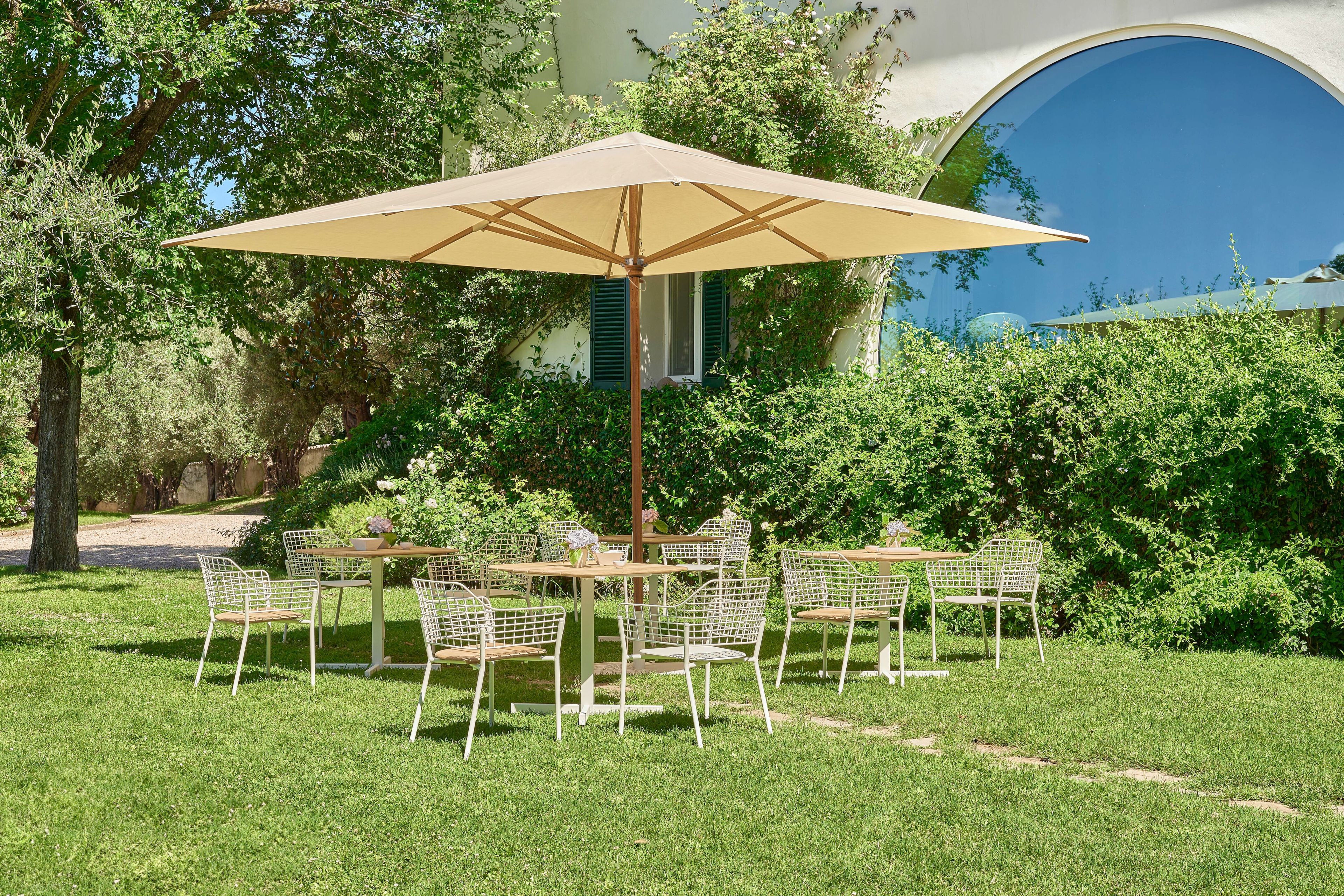 Садовый стул из нержавеющей стали с подлокотниками emu Lyze ARCH-00076431 - Вид №16