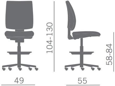 Kastel Офисное кресло с откидной спинкой на колесиках Kubix sun-id-1373562 - Вид №1