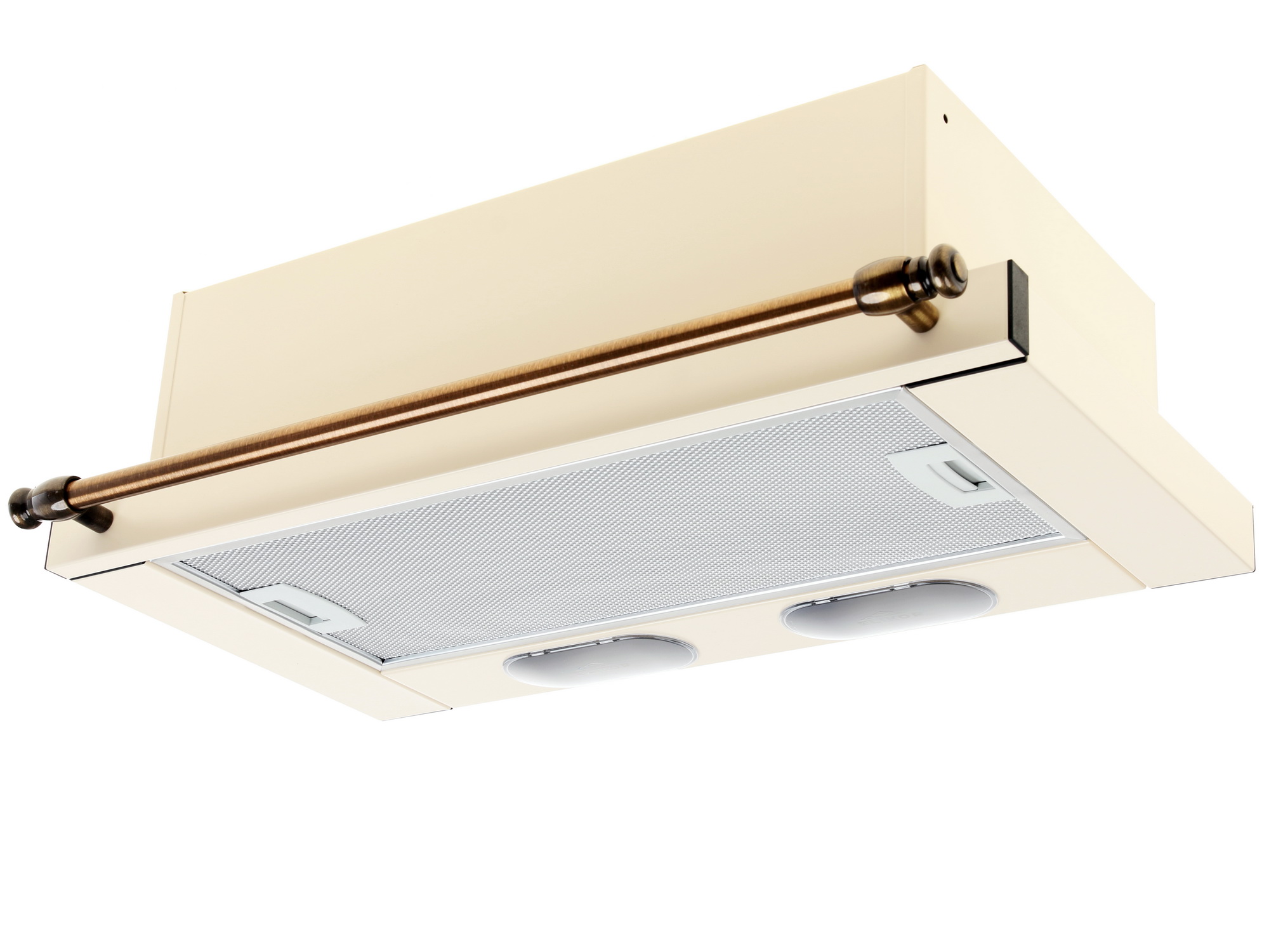 1074652 Вытяжка телескопическая ELIKOR Интегра 60П-400-В2Л бежевый/бронзовый STDN-0122106 - Вид №2
