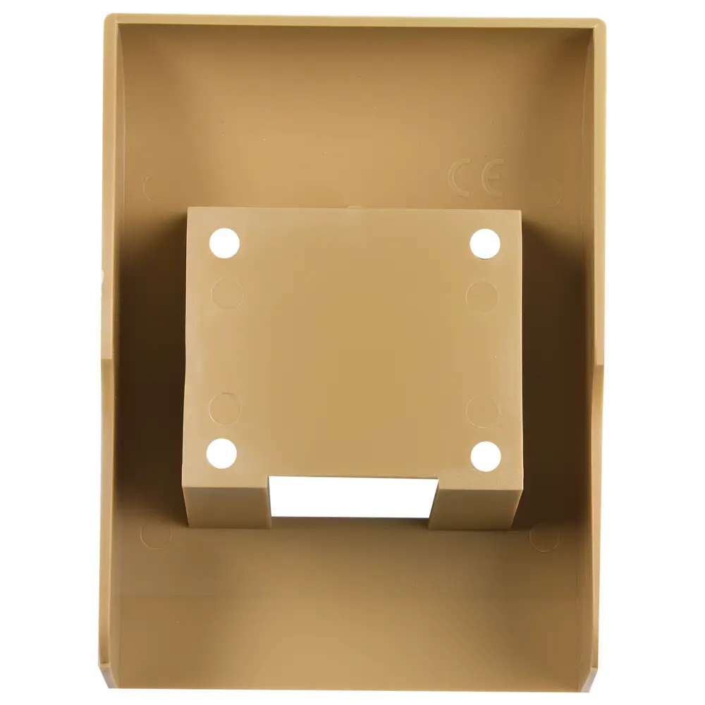 Подрозетник для плинтуса ПВХ 58 мм цвет светло-коричневый TPlast STLM-2162677 - Вид №2