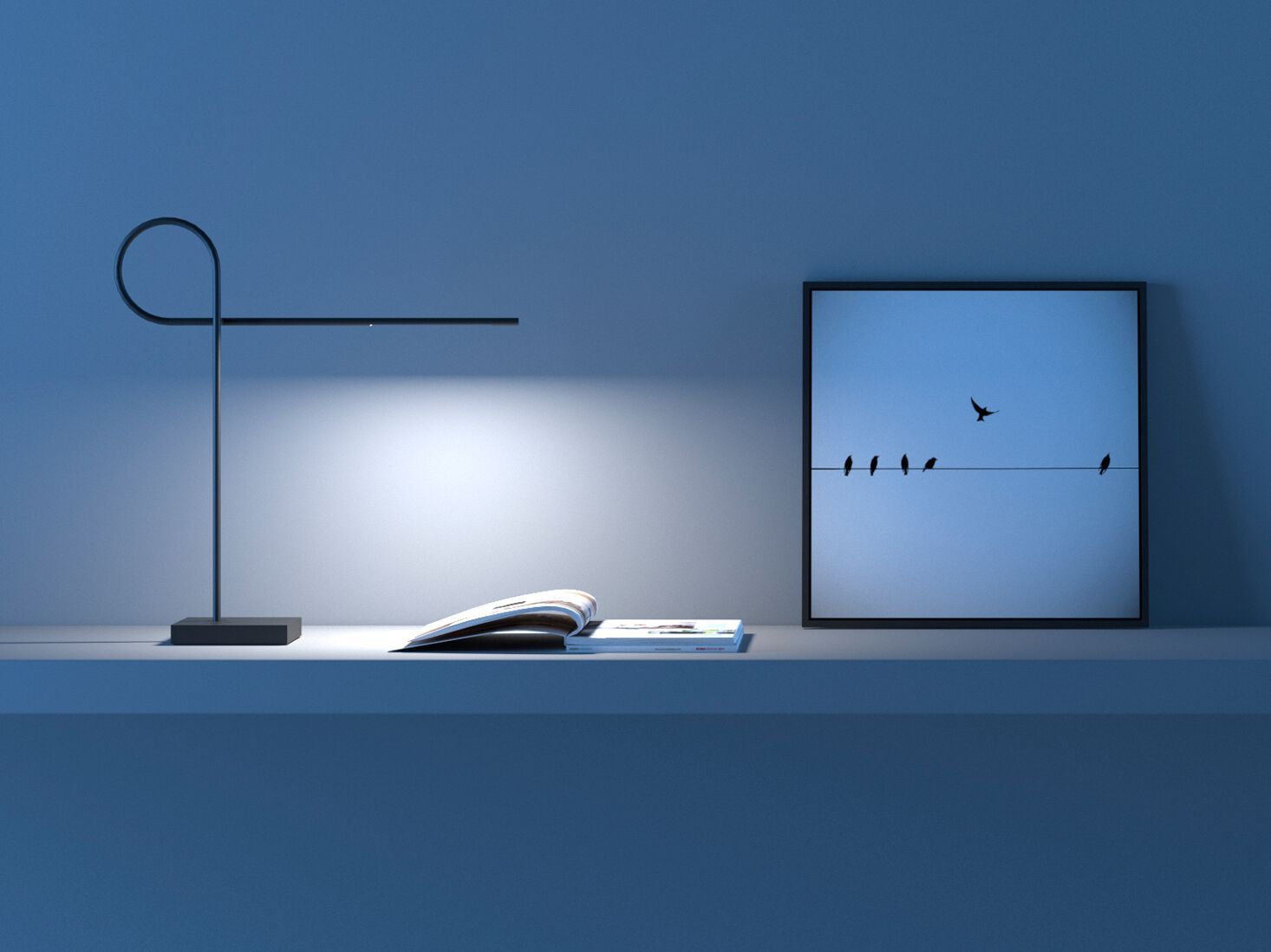 Регулируемая металлическая настольная лампа DAVIDE GROPPI RIBBON ARCH-00075399