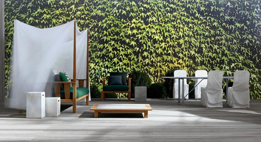 Gervasoni 3-местный садовый диван с балдахином из ткани Gervasoni outdoor sun-id-1474046 - Вид №3