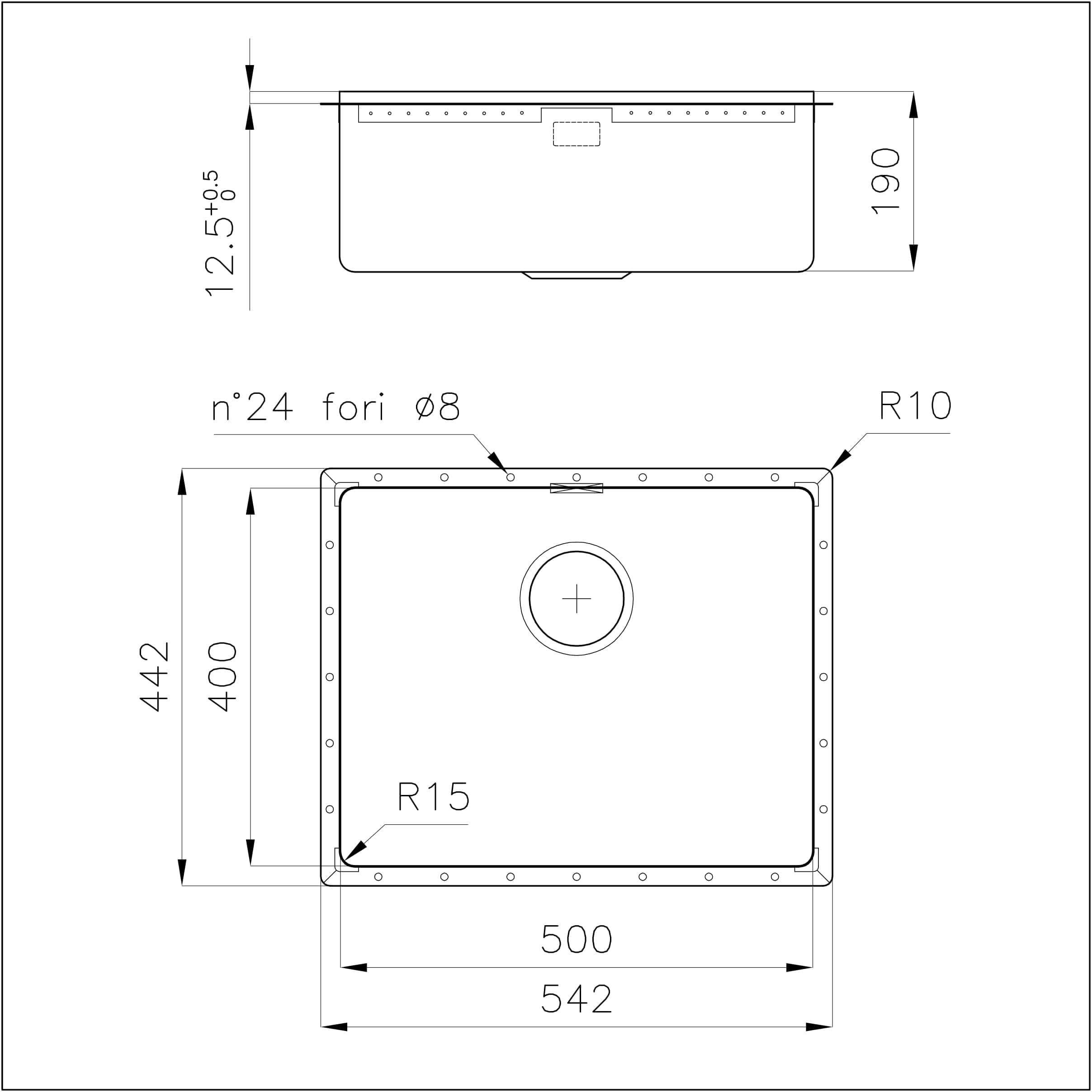 4155858 Раковина Phantom Edge Vintage Copper - 4155 858 Fosterspa  - Вид №1