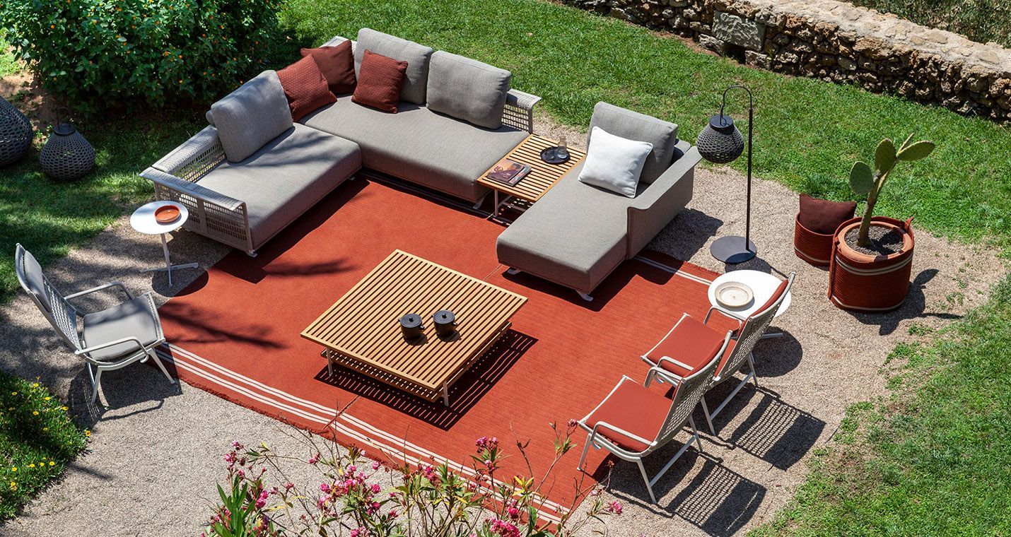 Ткань съемный садовый диван Poltrona Frau Boundless Living Outdoor Collections ARCH-00134649 - Вид №9