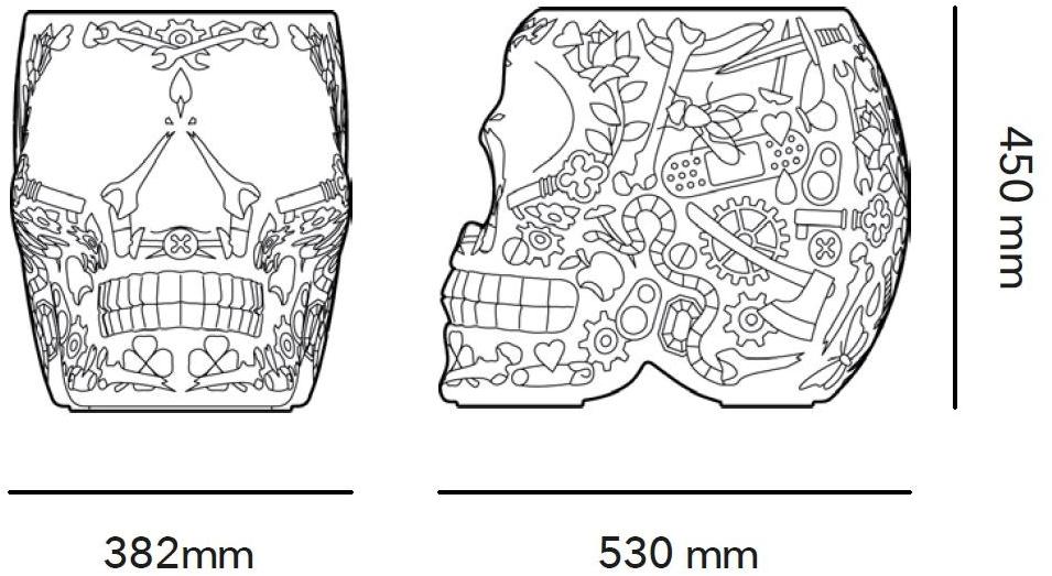 Qeeboo Люминесцентный торшер из полиэтилена Mexico sun-id-1387998 - Вид №3