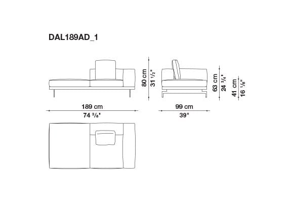 Кожаный диван B&B Italia док ARCH-00130675 - Вид №115
