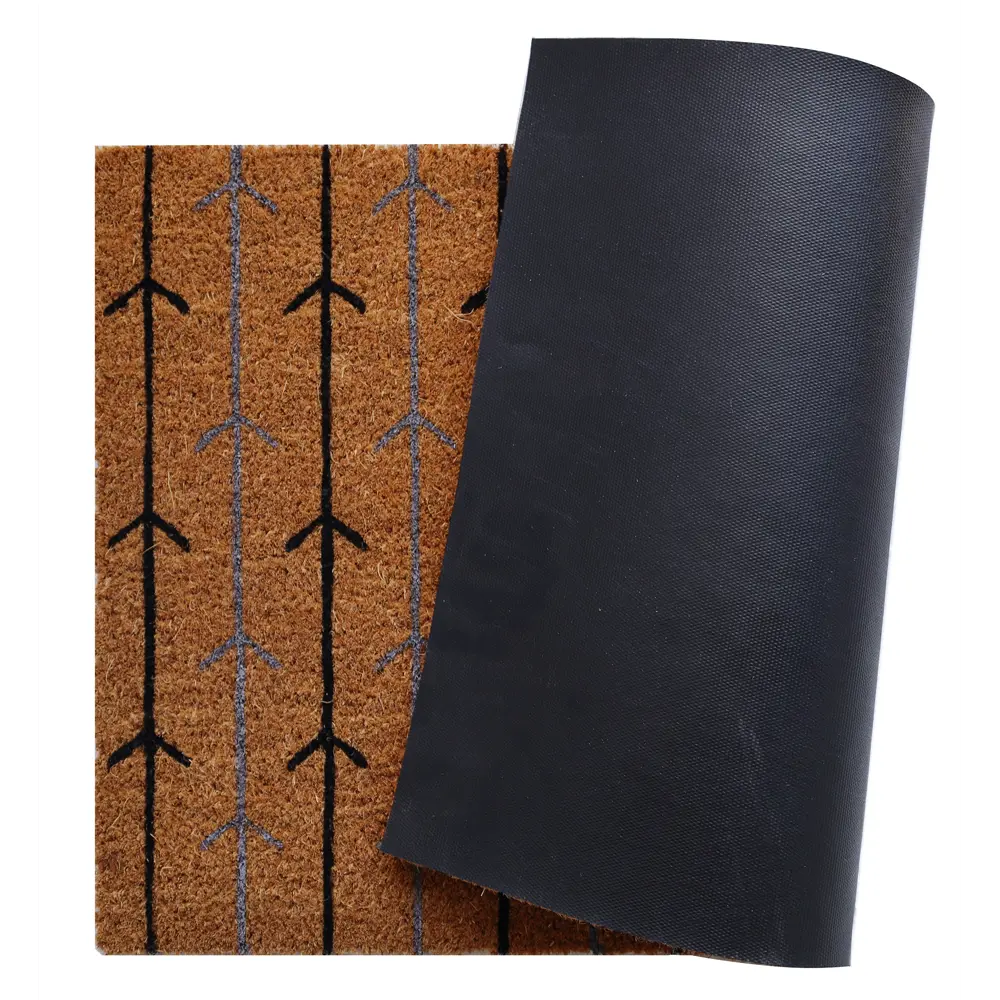 Коврик декоративный кокос Velcoc Kera Arrows 40x75 см цвет бежевый STLM-2149232 - Вид №5