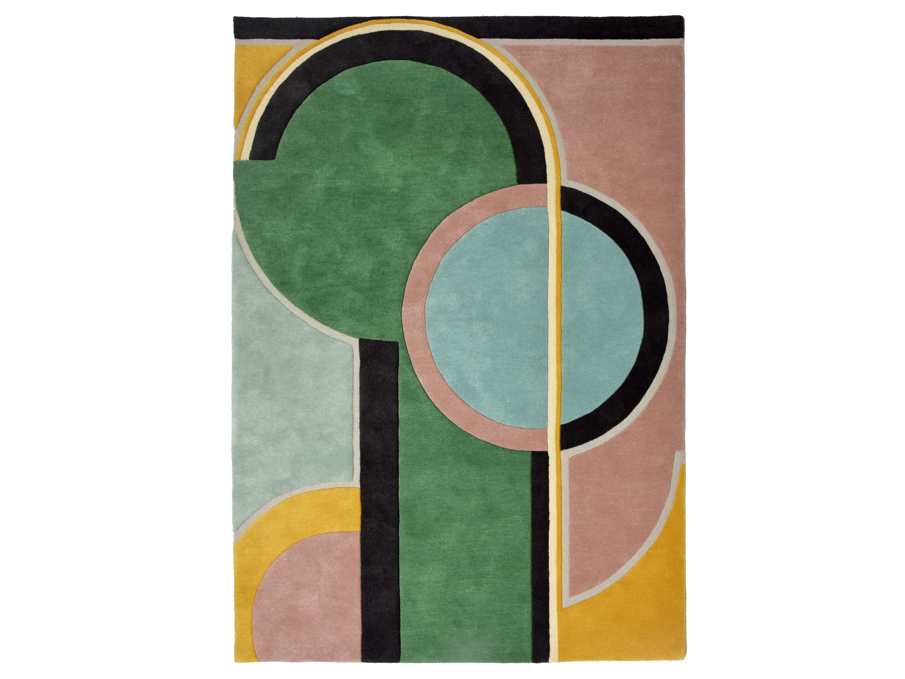 Прямоугольный ковер с длинным ворсом с геометрическим рисунком Ademi Exclusive ARCH-00093305