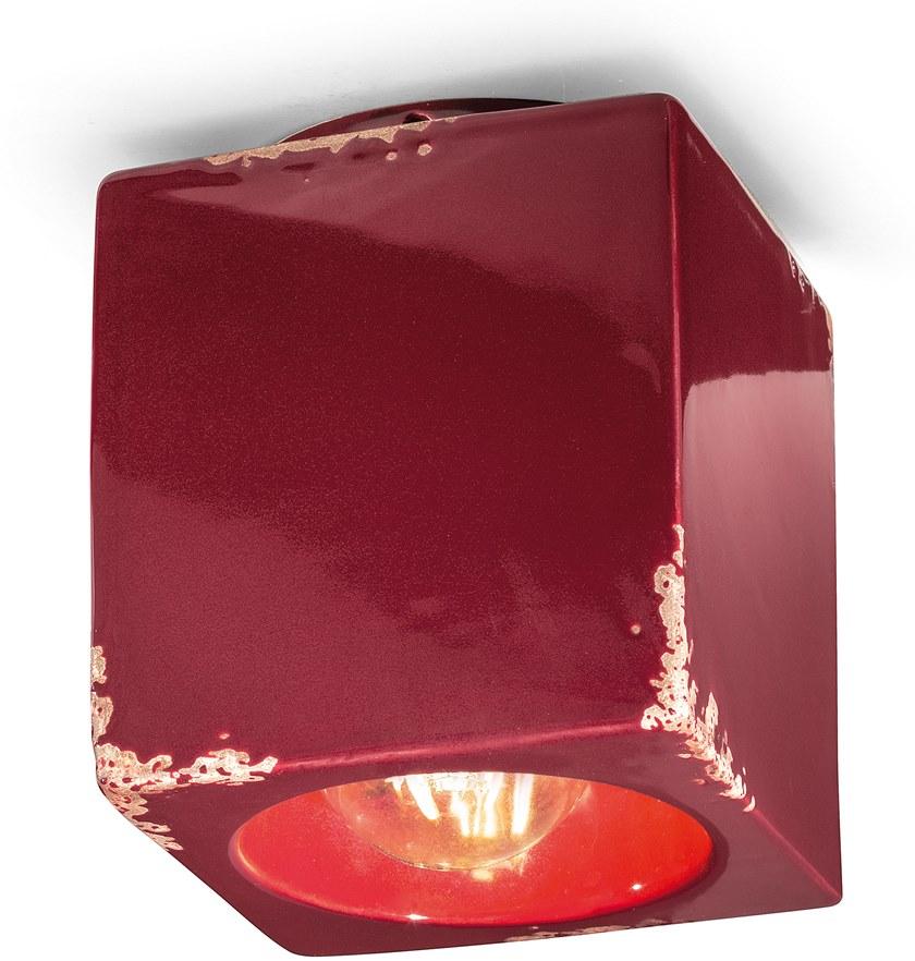 FERROLUCE Квадратный керамический потолочный светильник Vintage C987 - Вид №11