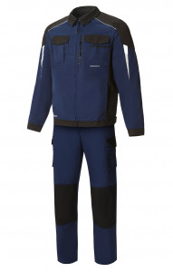 70043 Костюм  NEW темно-синий с черным STATUS  Летняя спецодежда  размер 48-50/182-188