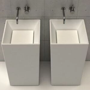 46685 Напольная раковина стоящая квадратная Dimasi