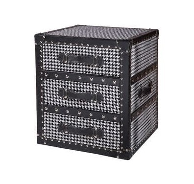 Комод черный с 3 ящиками Vintage UNICO ДИЗАЙНЕРСКИЕ, КОМОДЫ VINTAGE 248870 Черный  - Вид №1