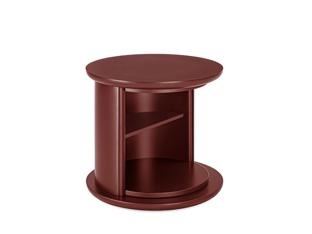 Деревянный круглый журнальный столик с отсеком для хранения Gallotti&Radice Hide &amp ARCH-00033631 - Вид №5