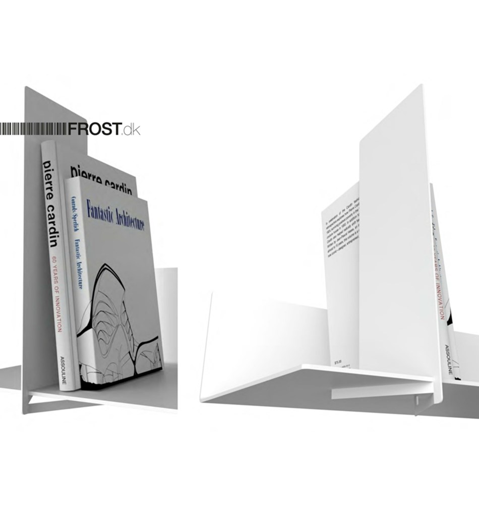 FROST Подставка для книг 4035 f / 35cm полки » белый Алюминий Белый U4035-W  - Вид №1