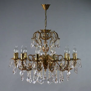 Подвесная люстра Ambiente Alicante 8888/12 AB New Leaf бронза AMBIENTE ДИЗАЙНЕРСКИЕ, ALICANTE 188264 Бронза