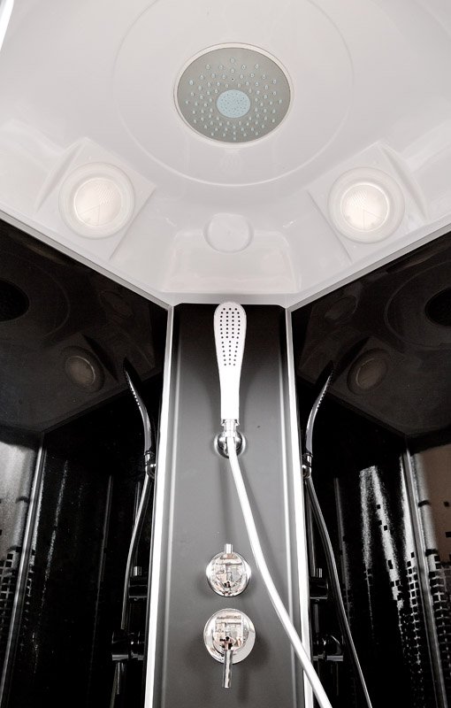 BМ4590 с электрикой BLACK Душевая кабина DETO Серия ВМ L 890 стандартная BLACK - Вид №7