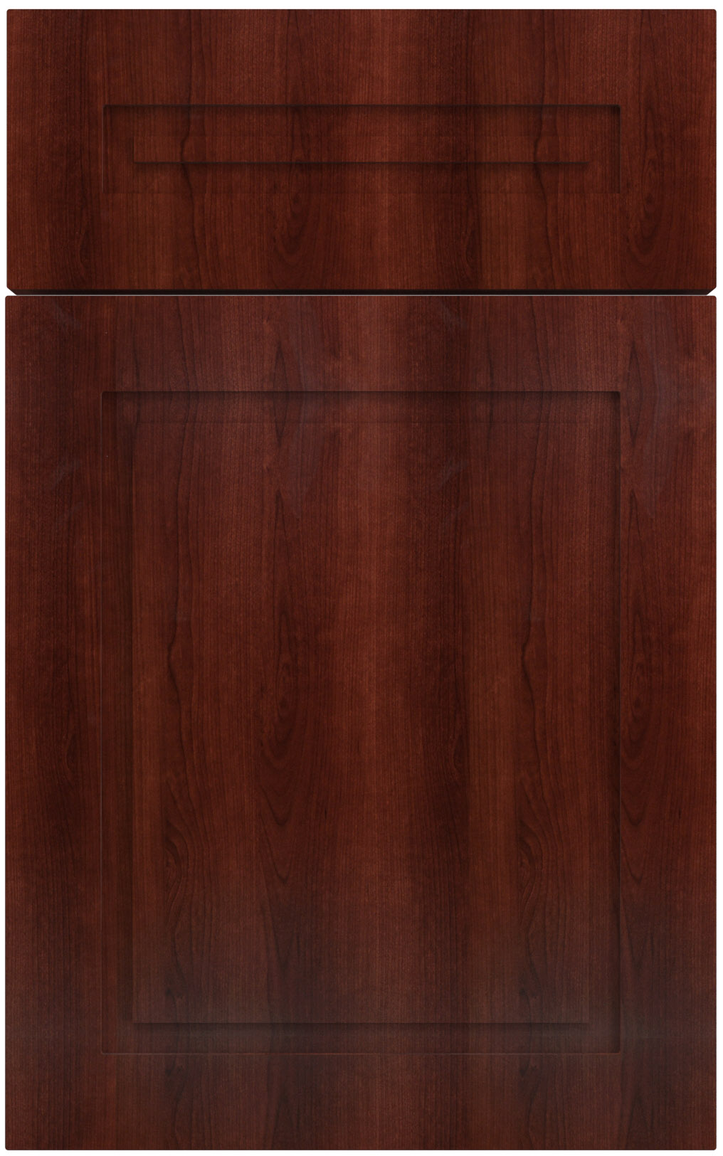 Фасады для кухни Модерн Фрезеровка «Ла Дефанс» Вишня Шираз №168 SIDAK SIST3701-9856