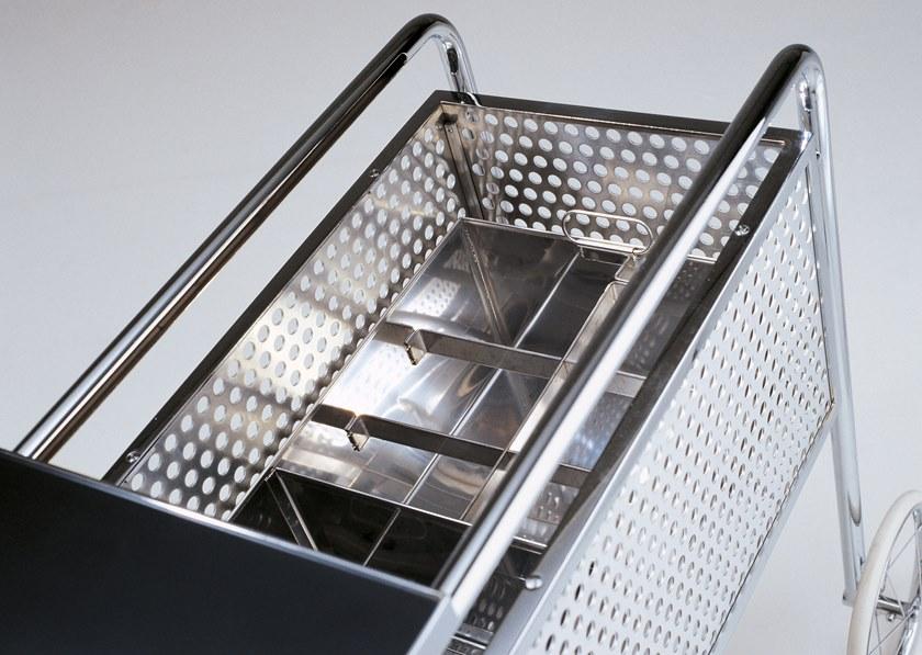 MisuraEmme Барный шкаф из стали и дерева на колесиках Atelier sun-id-1374342 - Вид №3