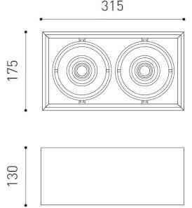 Arkoslight Прожектор потолочный алюминиевый светодиодный Orbital surface sun-id-1364194 - Вид №7