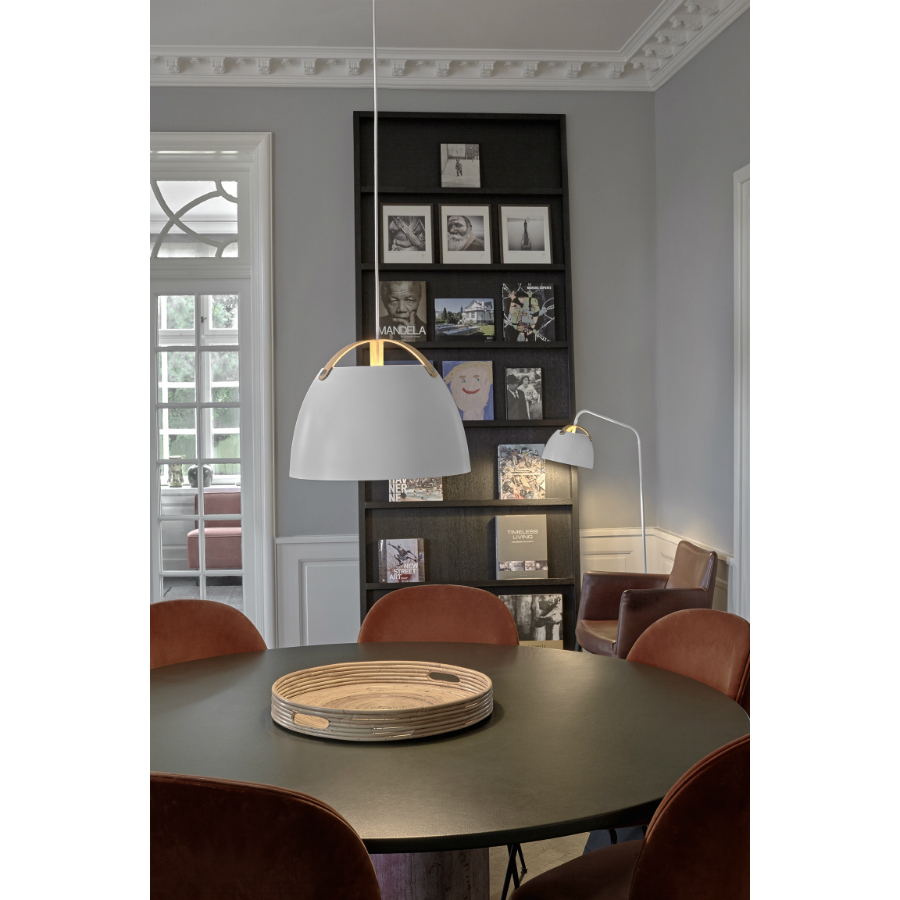 Светильник подвесной Oslo, Ø40, белый/дуб Halo Design 734870 - Вид №2