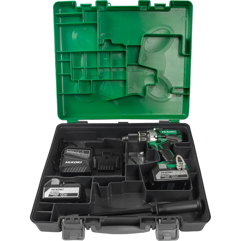 Дрель-шуруповерт аккумуляторная бесщеточная Hikoki DS18DBL2, 18 В Li-ion 2х5 Ач STLM-2169056 - Вид №5