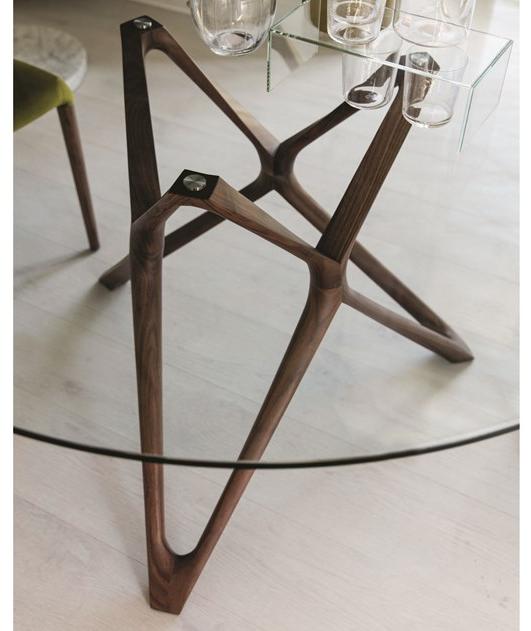 Porada Круглый хрустальный стол Iron sun-id-1359022 - Вид №1