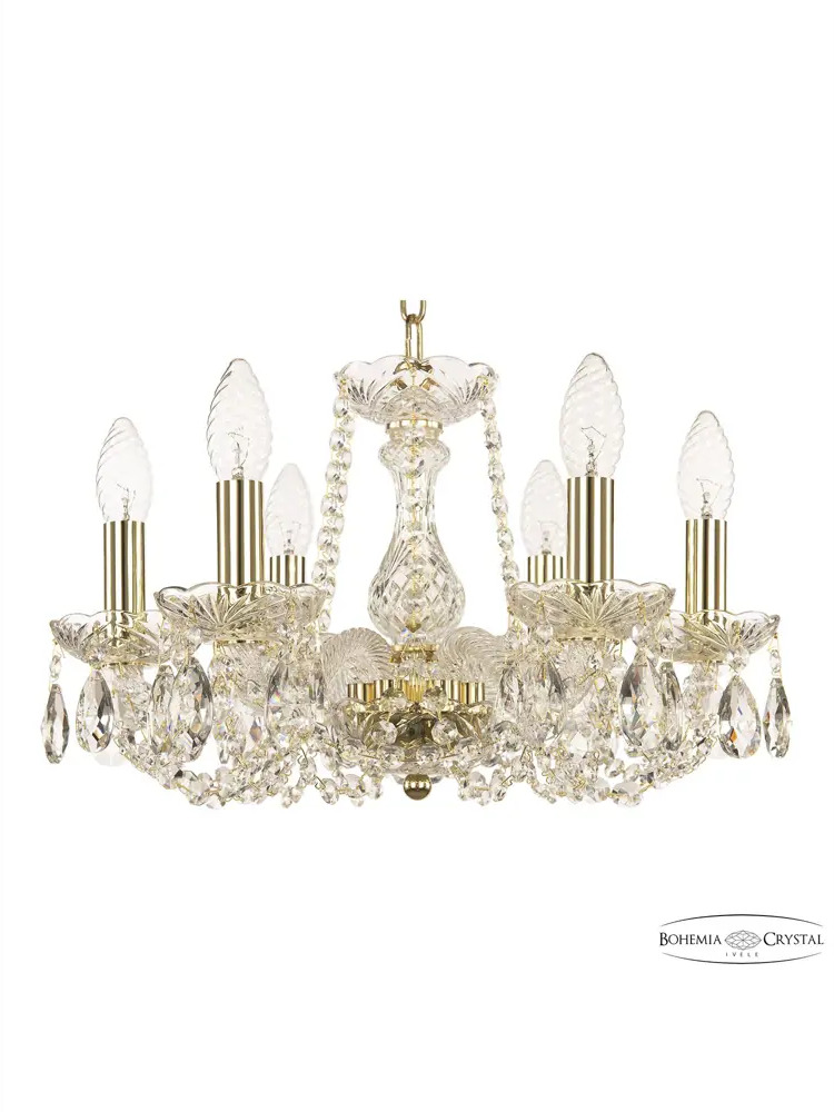 90664295 Люстра подвесная хрустальная 119/6/141 G Bohemia Ivele Crystal Тип С STLM-0328655