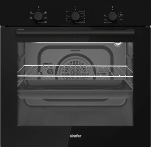 9240916 Электрический духовой шкаф Simfer B6EB16070 черный