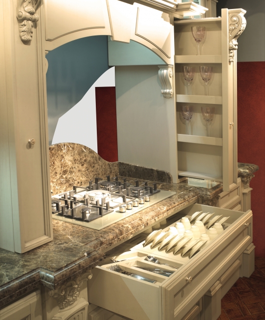 Osterley1 Tifernoit Кухня Osterley Tortora Cucina - Вид №12